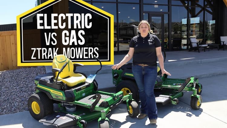 Electric vs Gas Zero-Turn Mowers: Which John Deere ZTrak™ Is Right for Your Yard?